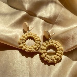 LAST ONE 💖Straw Wicker Earrings
